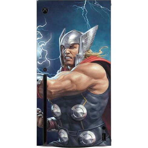 Marvel Thor Thor and Mjolnir Xbox Series X Console Skin