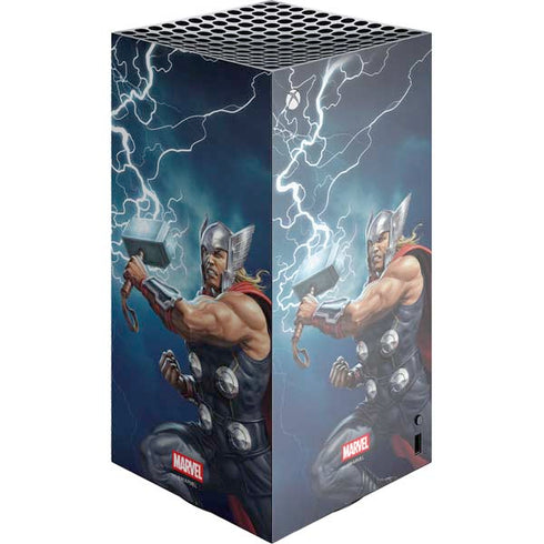 Marvel Thor Thor and Mjolnir XBox Series X Digital Edition Console Skin