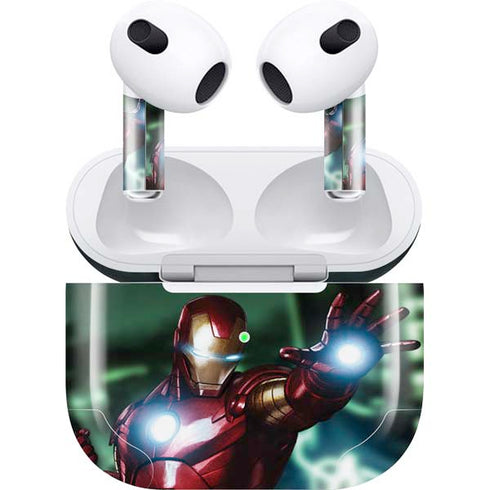 Marvel Tony Stark Iron Man Apple AirPods (3rd Gen 2021) Skin