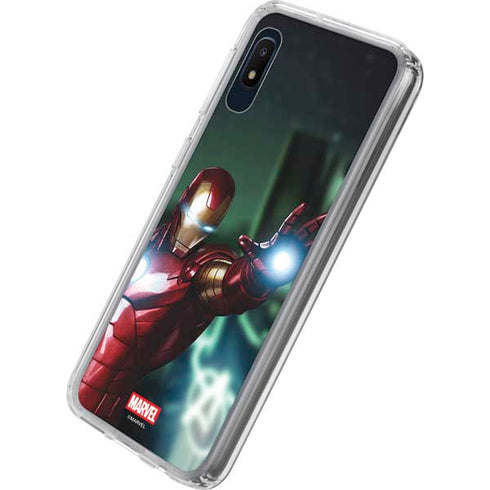 Marvel Tony Stark Iron Man Galaxy A10e Clear Case