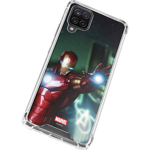 Marvel Tony Stark Iron Man Galaxy A12 Clear Case