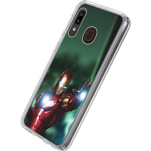 Marvel Tony Stark Iron Man Galaxy A20 Clear Case