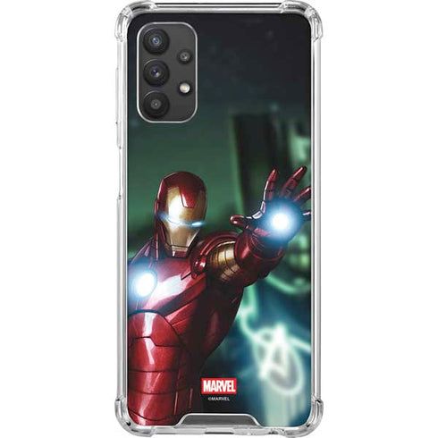 Marvel Tony Stark Iron Man Galaxy A32 5G Clear Case