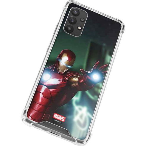 Marvel Tony Stark Iron Man Galaxy A32 5G Clear Case