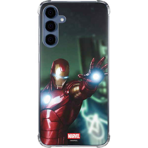 Marvel Tony Stark Iron Man Galaxy A35 5G Clear Case