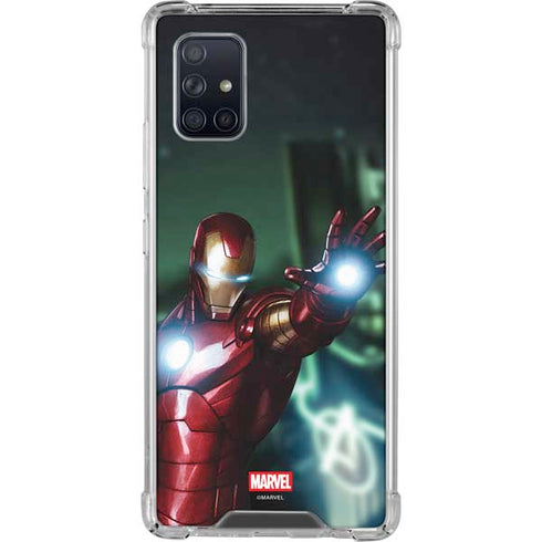 Marvel Tony Stark Iron Man Galaxy A71 5G Clear Case