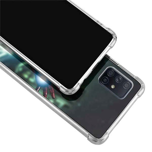 Marvel Tony Stark Iron Man Galaxy A71 5G Clear Case