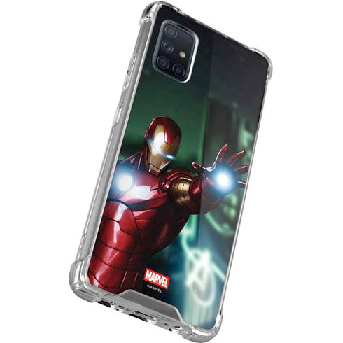 Marvel Tony Stark Iron Man Galaxy A71 5G Clear Case