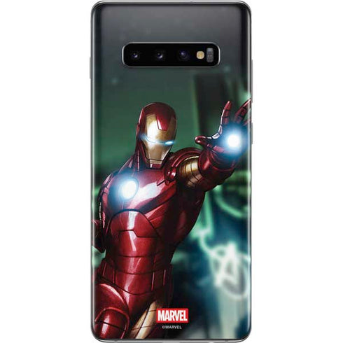 Marvel Tony Stark Iron Man Galaxy S10 Plus Skin