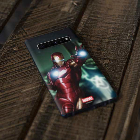 Marvel Tony Stark Iron Man Galaxy S10 Plus Skin