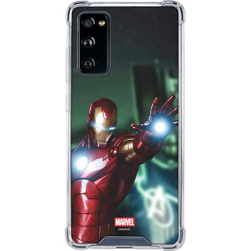 Marvel Tony Stark Iron Man Galaxy S20 FE Clear Case