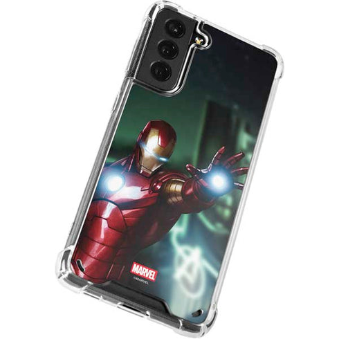 Marvel Tony Stark Iron Man Galaxy S21 5G Clear Case