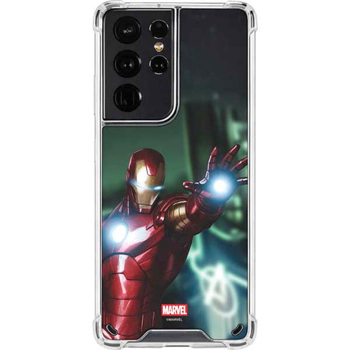 Marvel Tony Stark Iron Man Galaxy S21 Ultra 5G Clear Case