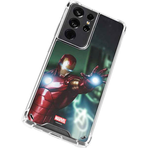 Marvel Tony Stark Iron Man Galaxy S21 Ultra 5G Clear Case