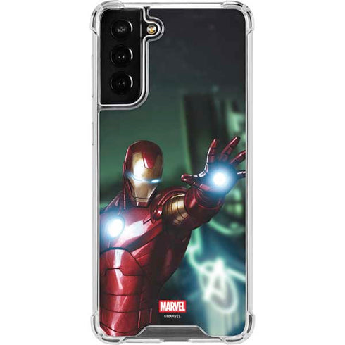Marvel Tony Stark Iron Man Galaxy S22 Plus Clear Case