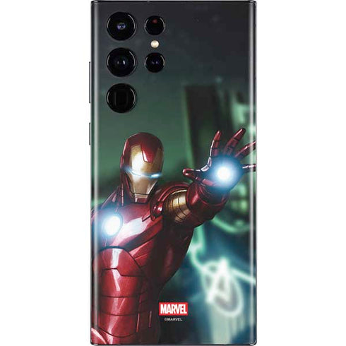 Marvel Tony Stark Iron Man Galaxy S22 Ultra Skin