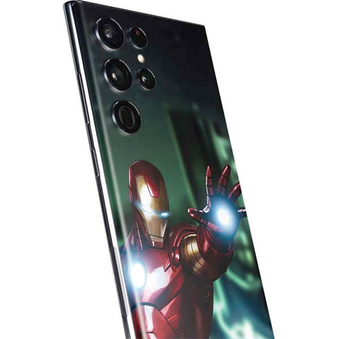 Marvel Tony Stark Iron Man Galaxy S22 Ultra Skin