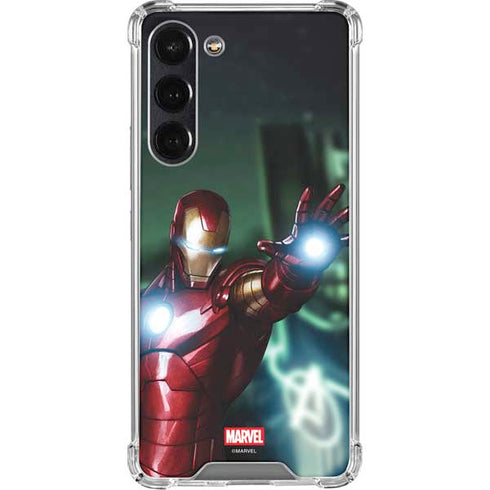 Marvel Tony Stark Iron Man Galaxy S23 FE Clear Case