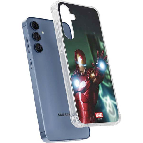 Marvel Tony Stark Iron Man Galaxy S24 Clear Case