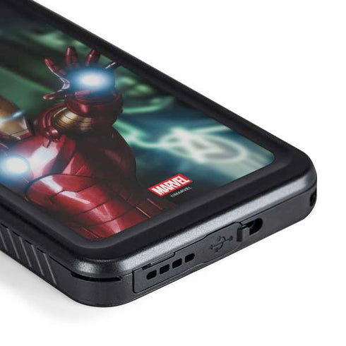 Marvel Tony Stark Iron Man Galaxy S24 Plus Waterproof Case