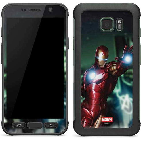 Marvel Tony Stark Iron Man Galaxy S7 Active Skin