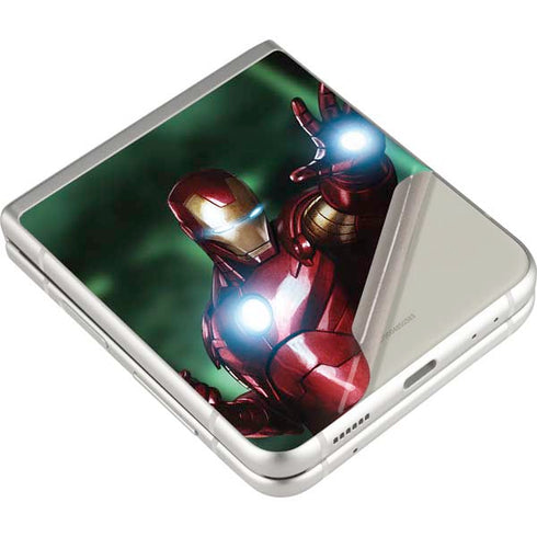 Marvel Tony Stark Iron Man Galaxy Z Flip3 5G Skin