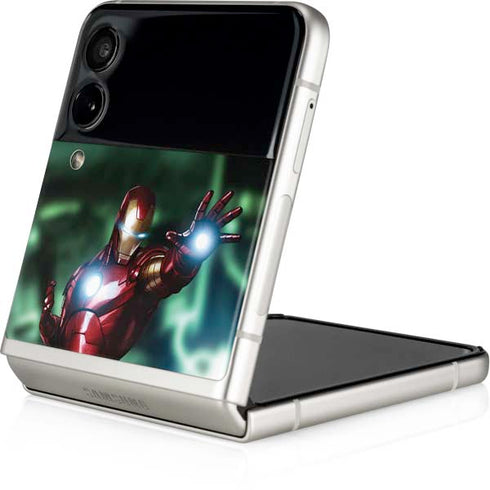 Marvel Tony Stark Iron Man Galaxy Z Flip3 5G Skin