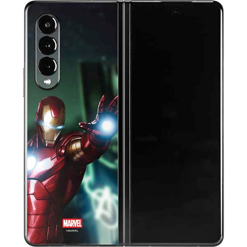 Marvel Tony Stark Iron Man Galaxy Z Fold3 5G Skin