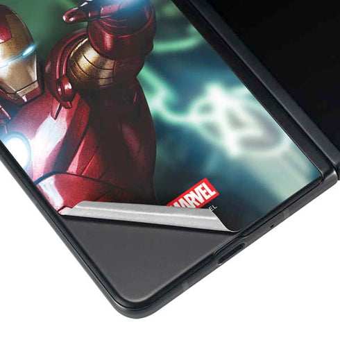 Marvel Tony Stark Iron Man Galaxy Z Fold3 5G Skin