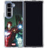 Marvel Tony Stark Iron Man Galaxy Z Fold5 5G Clear Case