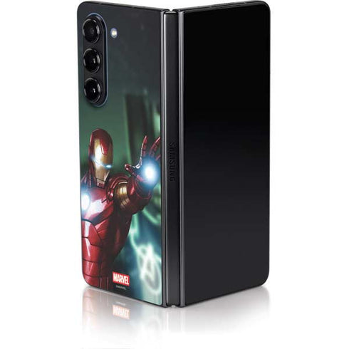Marvel Tony Stark Iron Man Galaxy Z Fold5 5G Skin