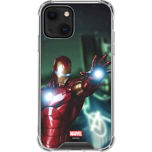 Marvel Tony Stark Iron Man iPhone 13 Mini Clear Case