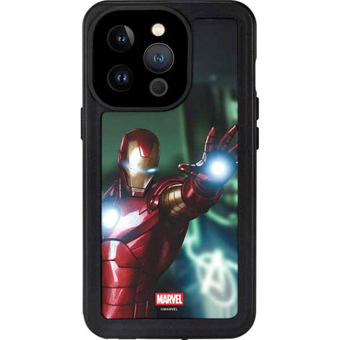 Marvel Tony Stark Iron Man iPhone 14 Pro Waterproof Case