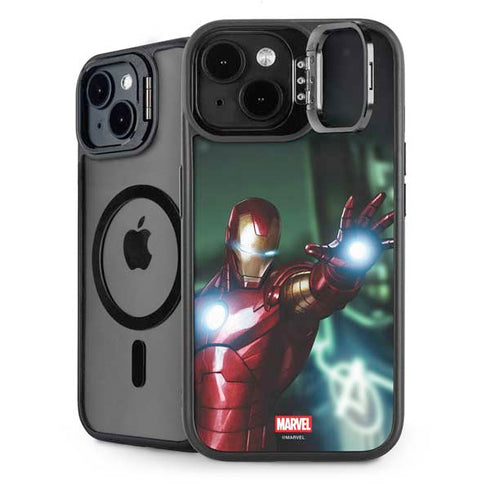 Marvel Tony Stark Iron Man iPhone 15 Plus Kickstand Case