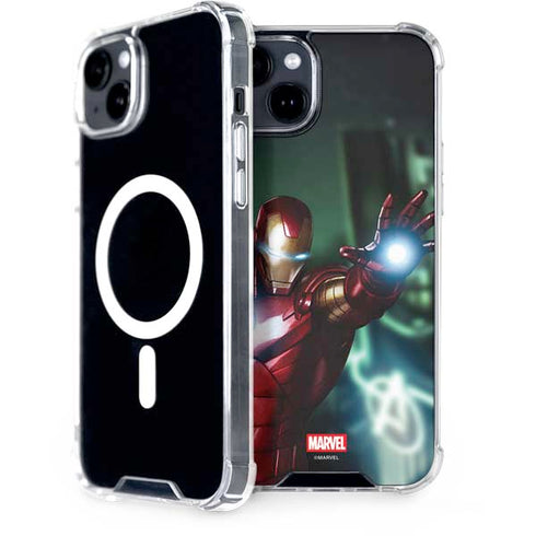 Marvel Tony Stark Iron Man iPhone 15 Plus MagSafe Case