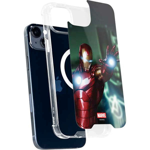 Marvel Tony Stark Iron Man iPhone 15 Plus MagSafe Case