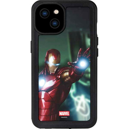 Marvel Tony Stark Iron Man iPhone 15 Plus Waterproof Case