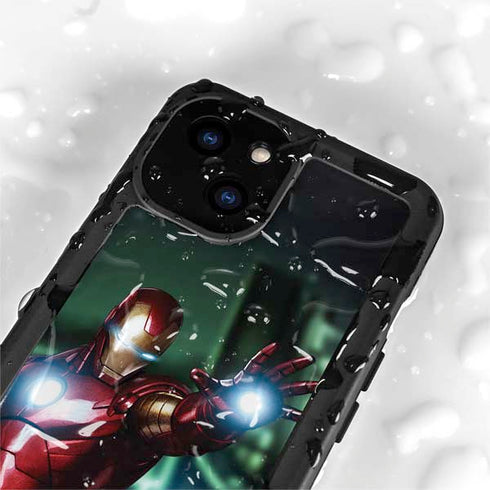 Marvel Tony Stark Iron Man iPhone 15 Plus Waterproof Case