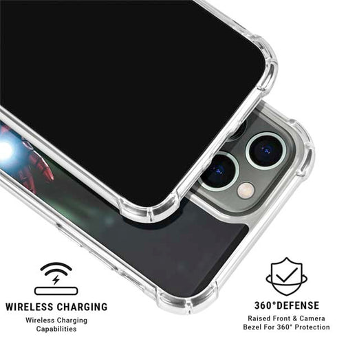 Marvel Tony Stark Iron Man iPhone 15 Pro Clear Case