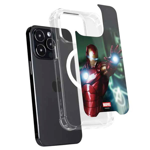 Marvel Tony Stark Iron Man iPhone 15 Pro MagSafe Case