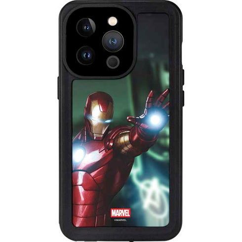 Marvel Tony Stark Iron Man iPhone 15 Pro Waterproof Case