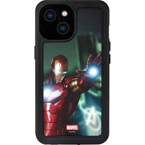 Marvel Tony Stark Iron Man iPhone 15 Waterproof Case