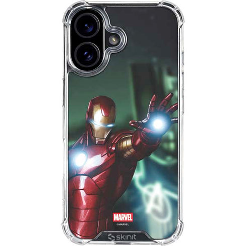 Marvel Tony Stark Iron Man iPhone 16 Clear Case