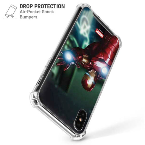 Marvel Tony Stark Iron Man iPhone X/XS Clear Case