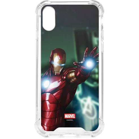 Marvel Tony Stark Iron Man iPhone XS Clear Case