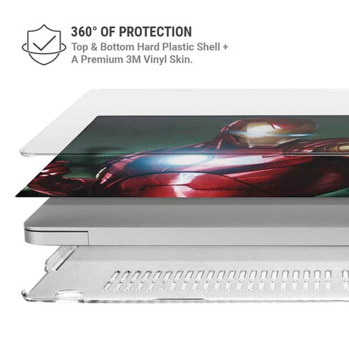 Marvel Tony Stark Iron Man MacBook Pro 15in (2016-19) Case plus Skin
