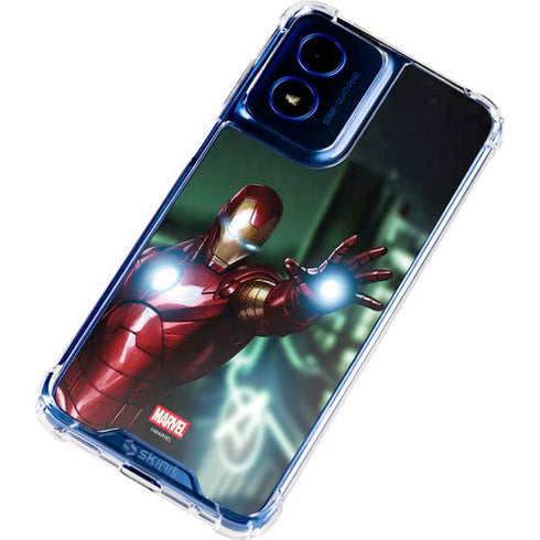 Marvel Tony Stark Iron Man Moto G 5G (2024) Clear Case