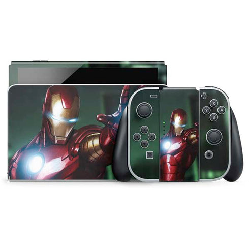 Marvel Tony Stark Iron Man Nintendo Switch OLED (2021) Skin