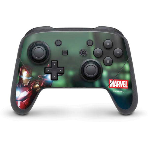 Marvel Tony Stark Iron Man Nintendo Switch Pro Controller Skin