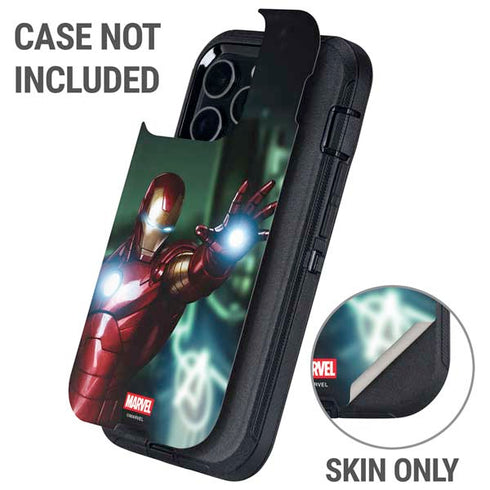 Marvel Tony Stark Iron Man Otterbox Defender iPhone Skin